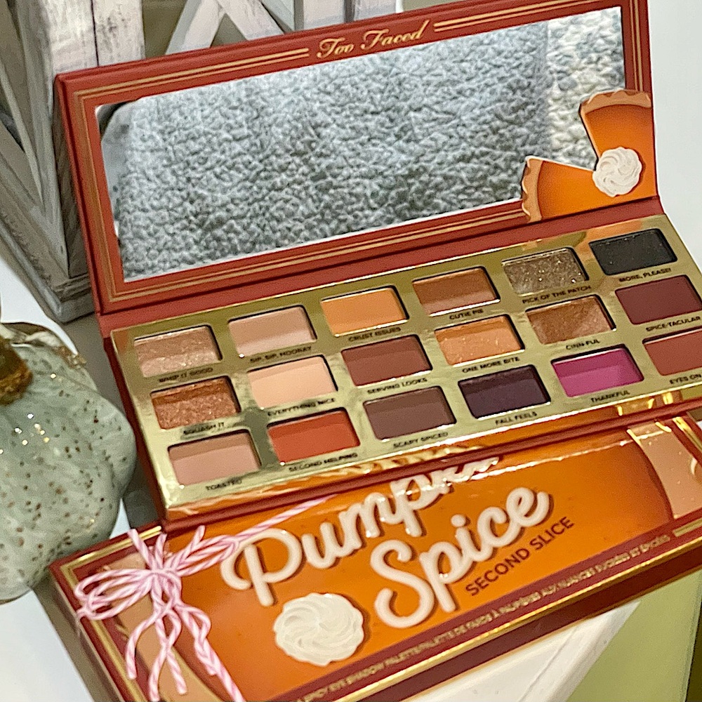 🥧NEW RELEASE🥧Too Faced Pumpkin Spice Second Slice & Spicy Eyeshadow Palette